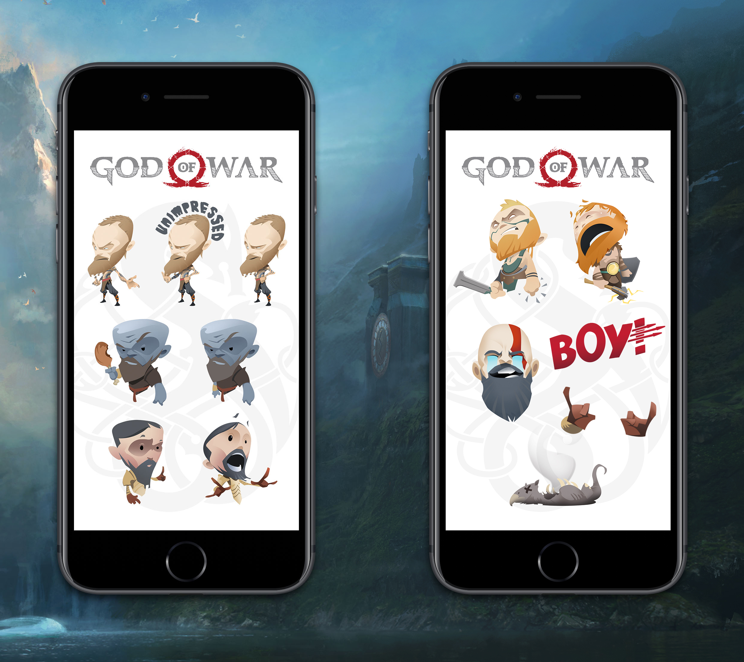 God of War - iOS stickers