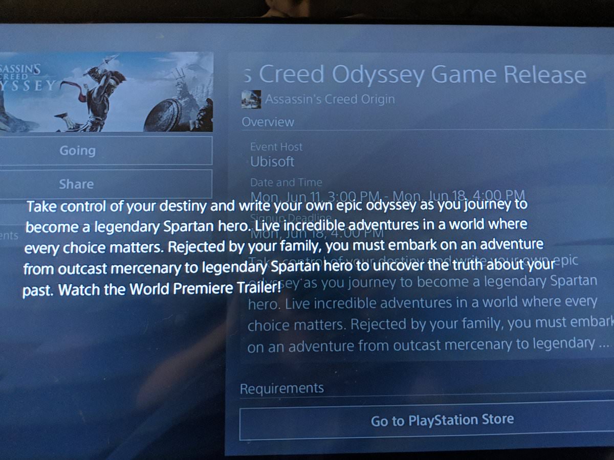 Assassin's Creed: Odyssey PS Store