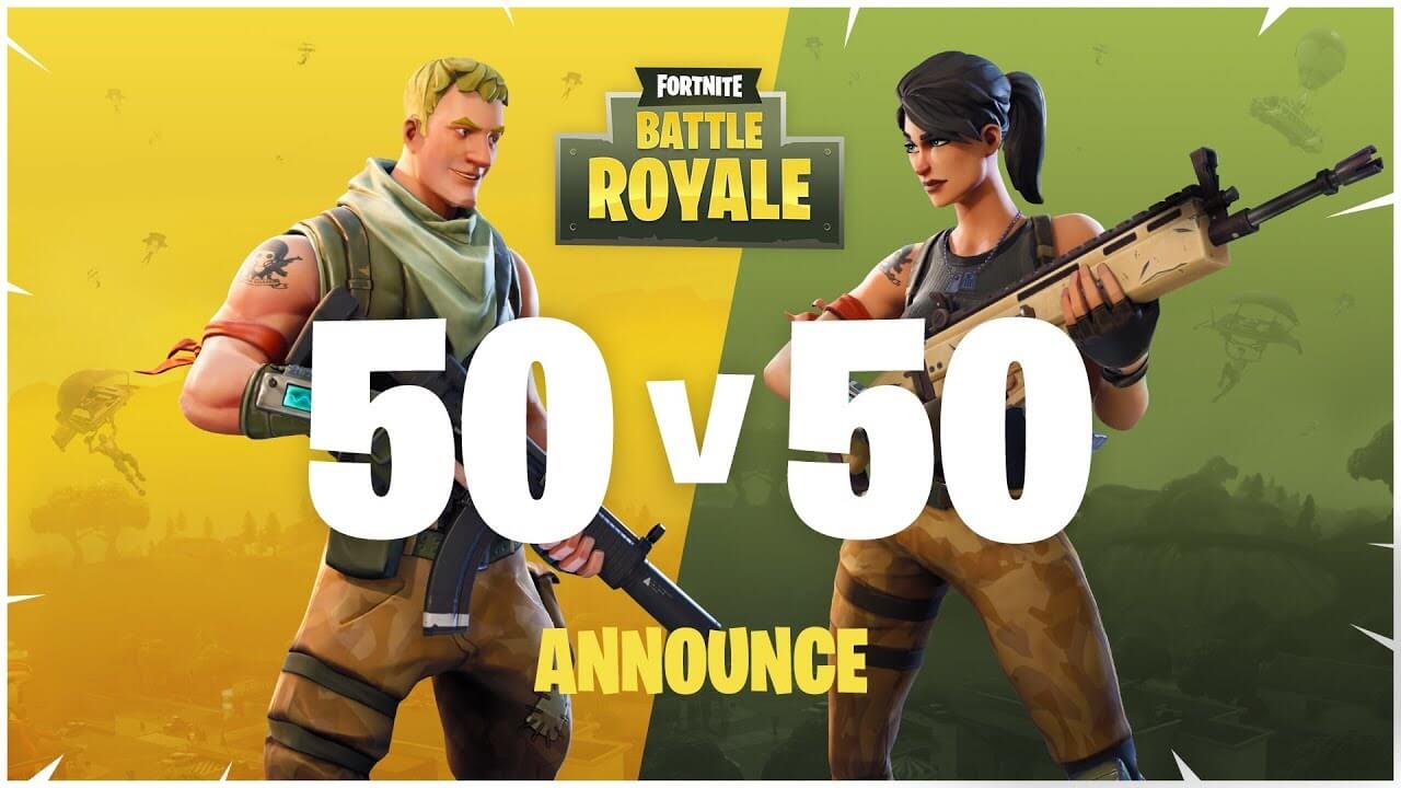 50vs50 mode is coming back to Fortnite