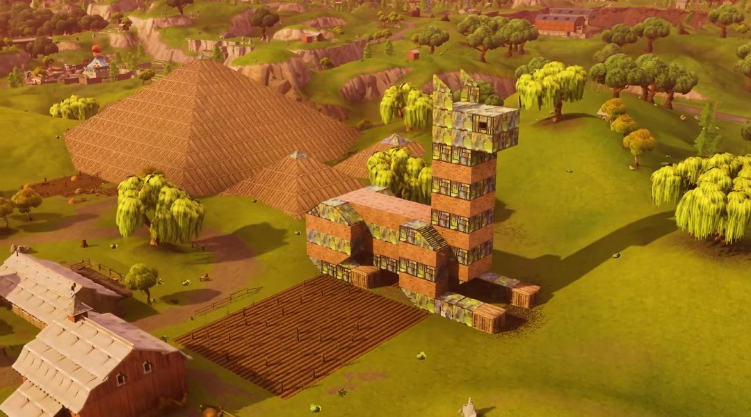 Buildings in Fortnite Playground mode