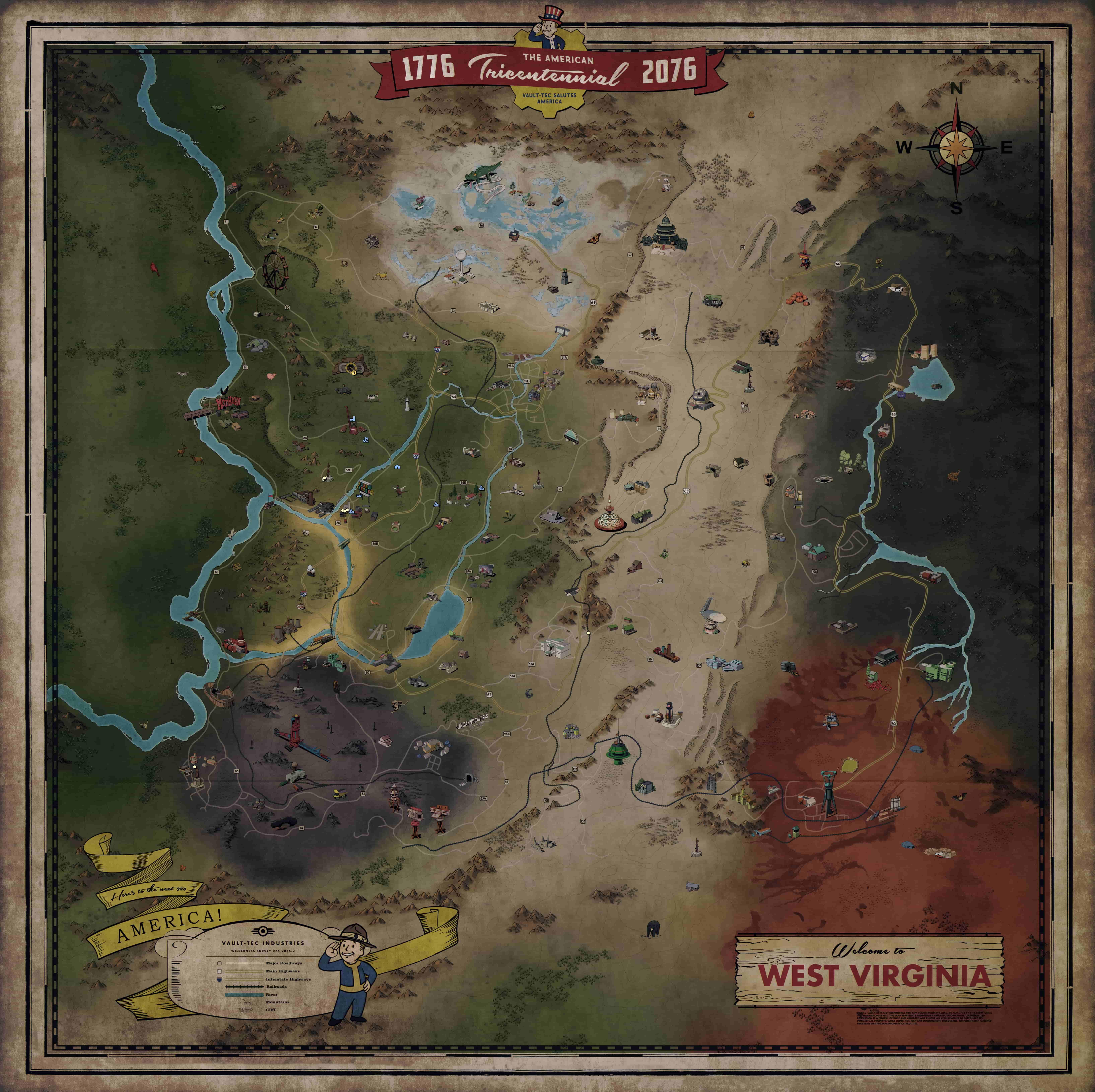 Fallout 76 map