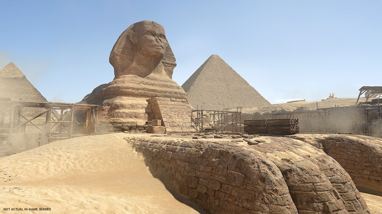 Giza in Egypt Call of Duty WW2