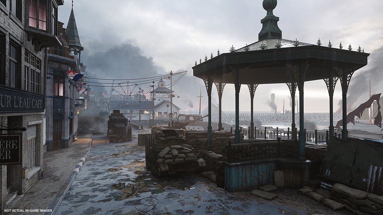 French town Dunkirk Call of Duty WW2